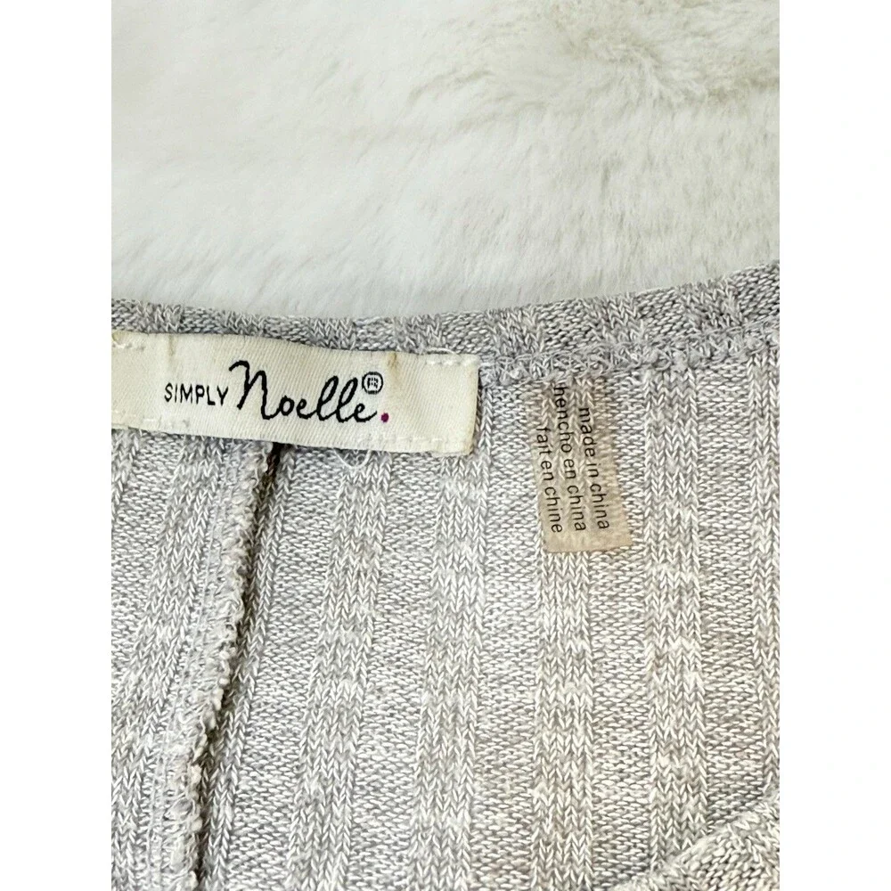Simply Noelle Women Dress Tunic Size Small Gray Long Sleeve Pullover - Picture 10 of 12